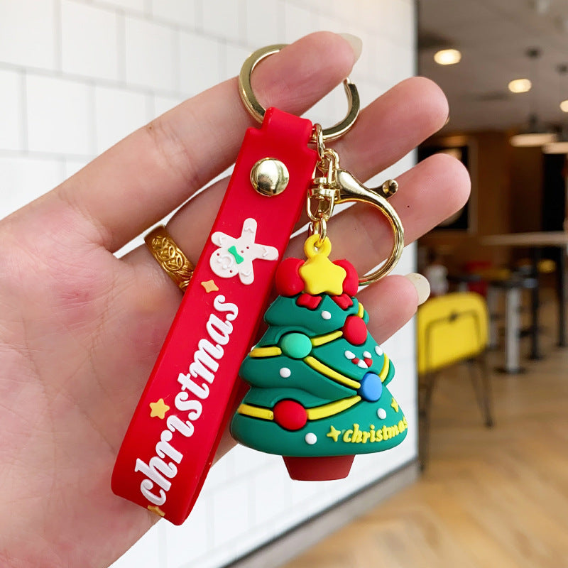 Wholesale Christmas Soft Rubber Keychains